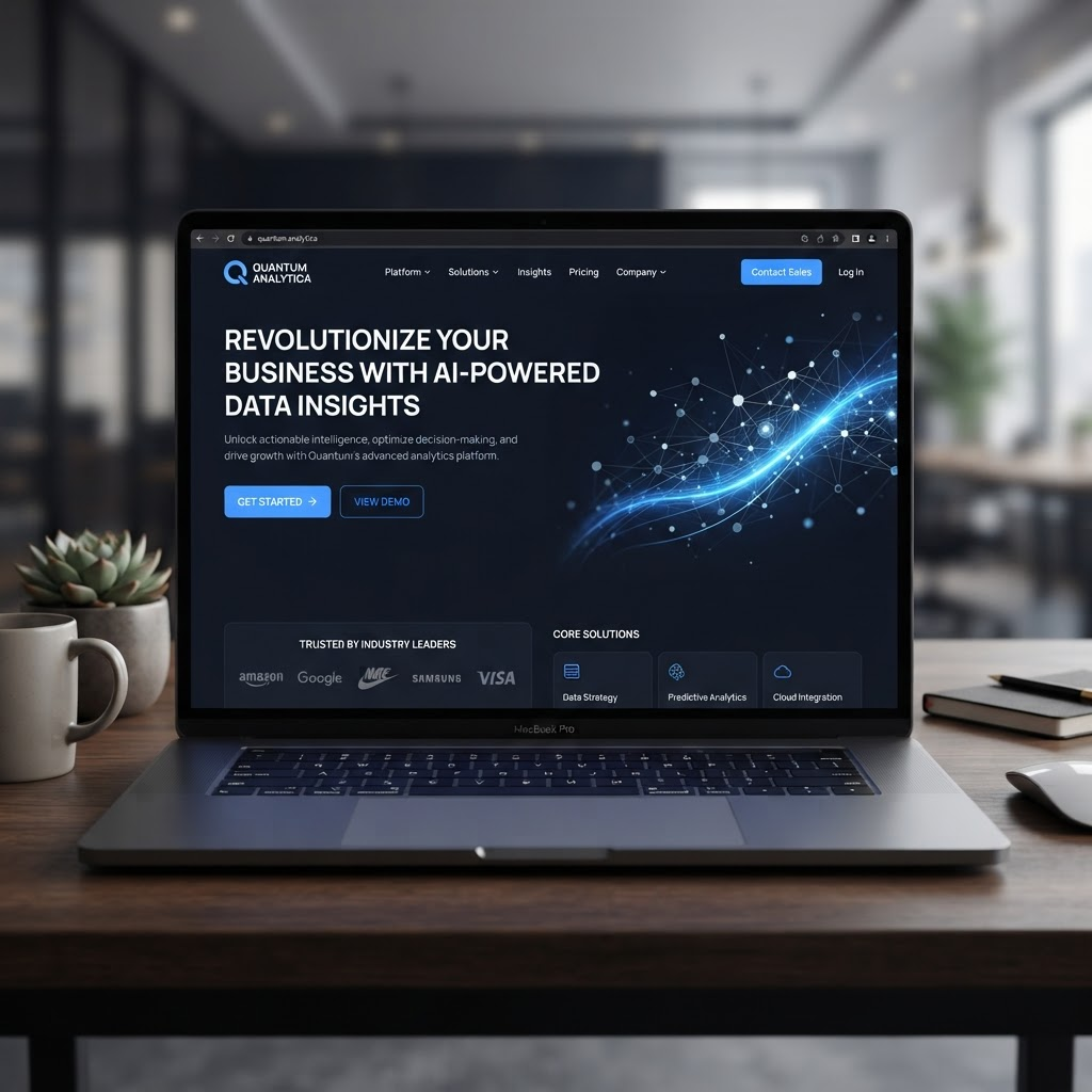 Business Landing Page preview
